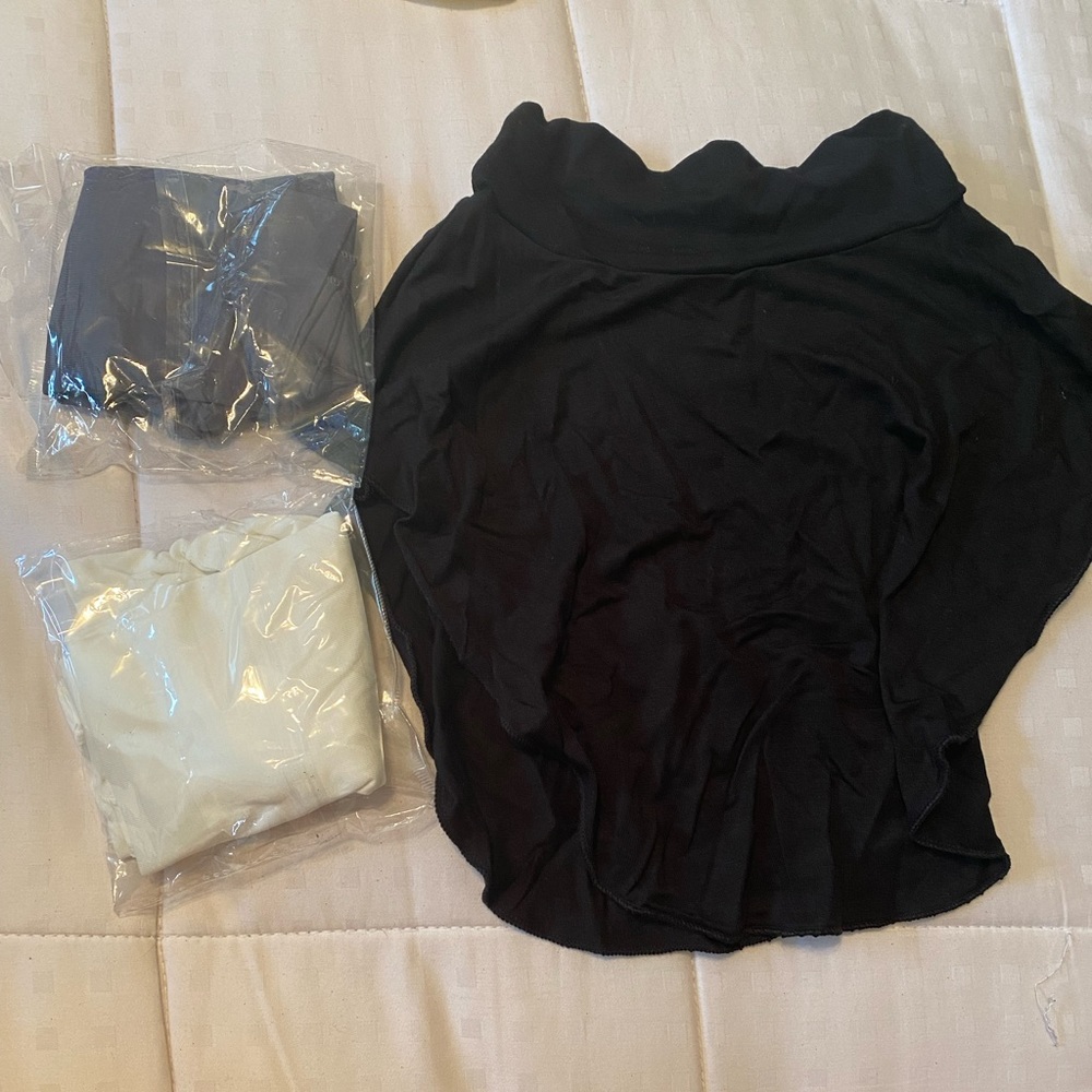 Set of 3 soft turtleneck dickeys